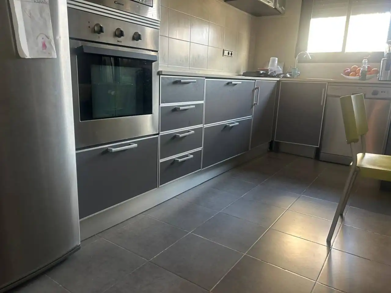 Küche von Wohnung zum Verkauf in Castellón de la Plana / Castelló de la Plana mit Klimaanlage, Parkett und Terrasse