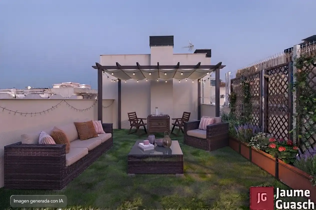 Terraza de Ático en venta en Torredembarra con Aire acondicionado, Calefacción y Parquet