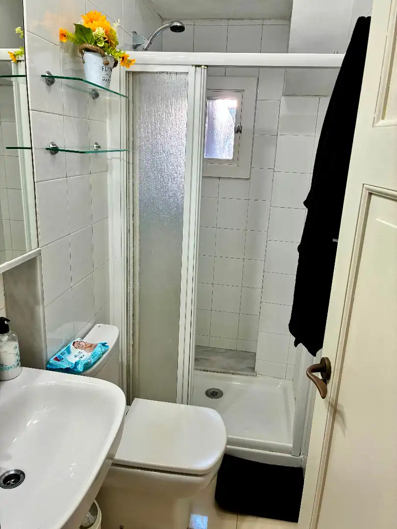 Bany de Dúplex per a compartir en Santiago de Compostela  amb Calefacció, Parquet i Moblat