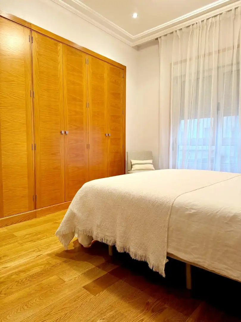 Bedroom of Flat for rent in Poio  with Heating, Furnished and Balcony