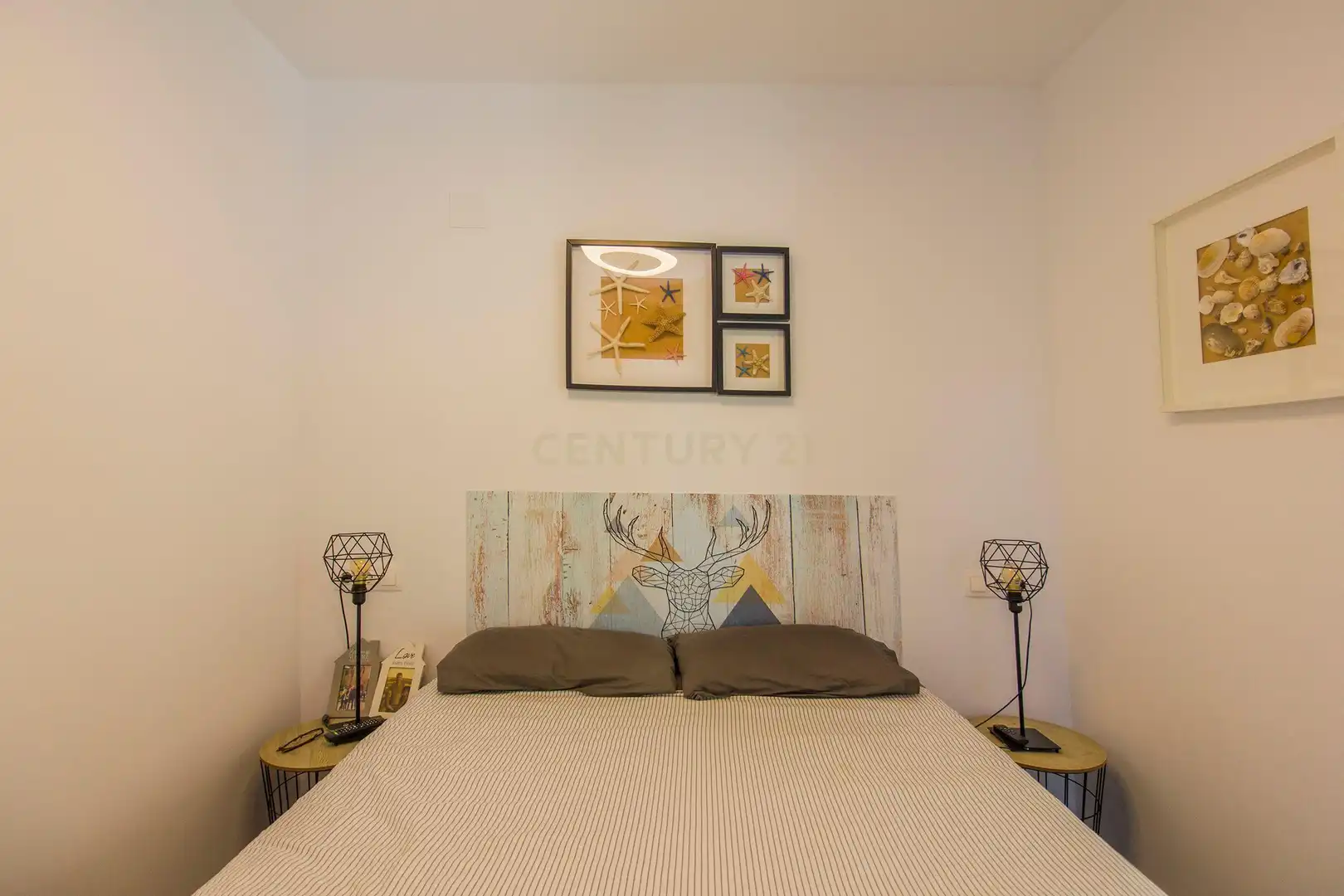Habitación de Apartamento de alquiler en Calpe / Calp con Aire acondicionado, Jardín privado y Amueblado