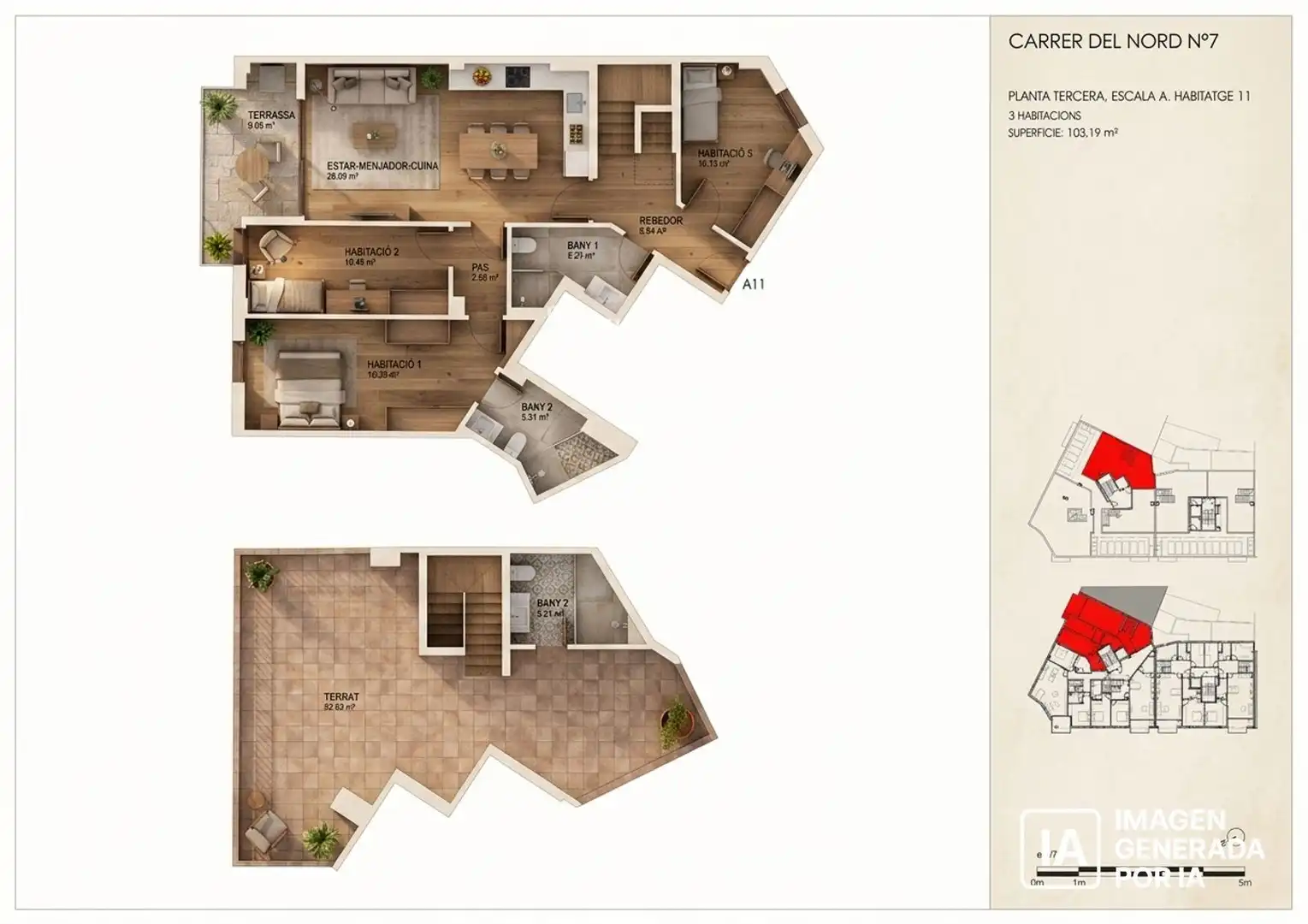 Duplexes for sale in del Nord, Centre