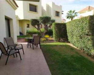 Jardí de Casa adosada de lloguer en San Javier amb Aire condicionat, Calefacció i Jardí privat