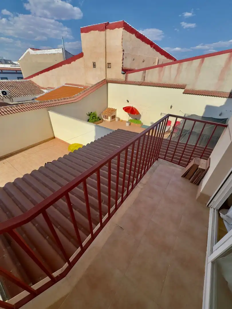 Terrasse von Wohnung zum Verkauf in Valdepeñas mit Heizung, Parkett und Balkon