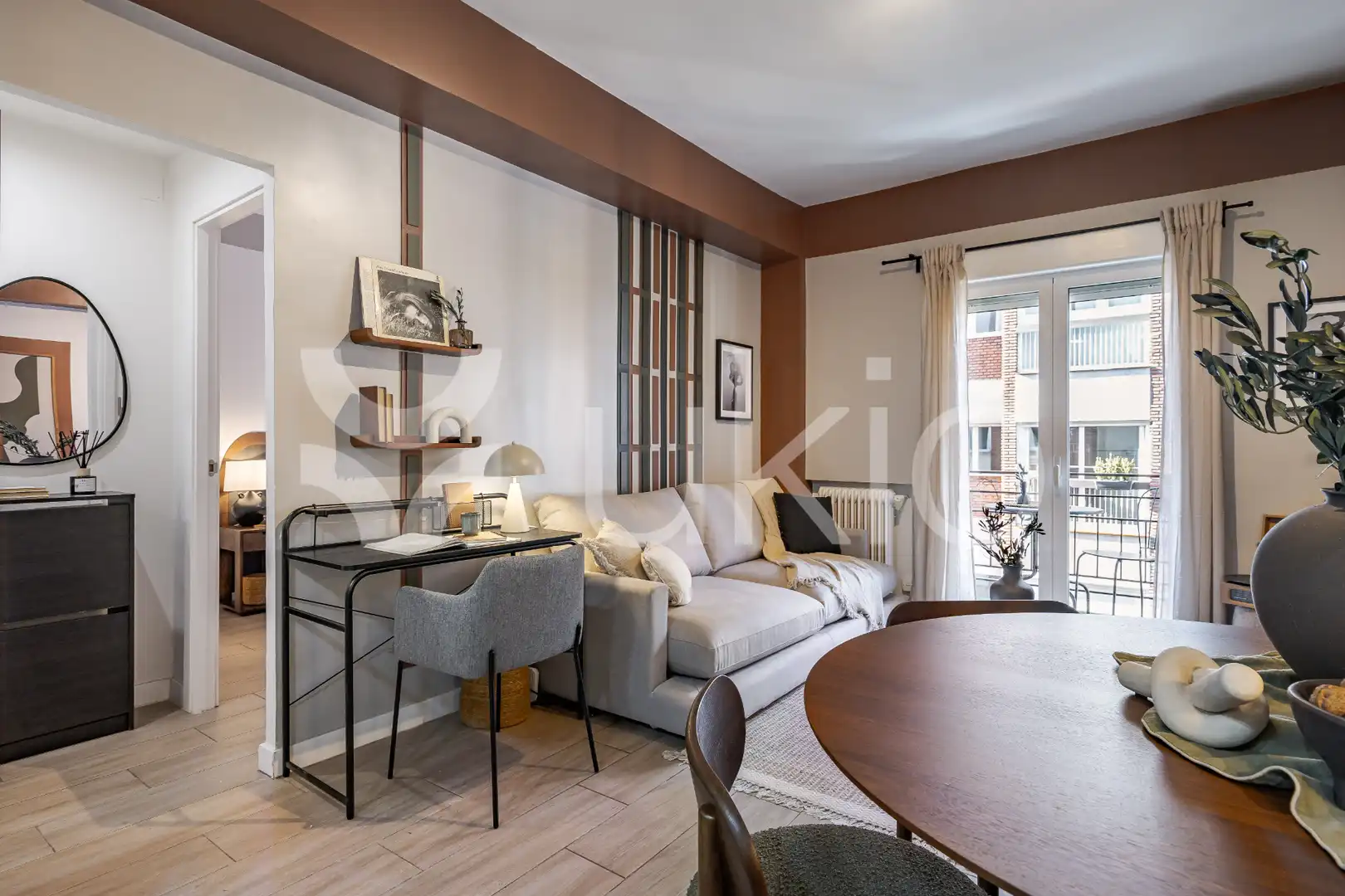 Bedroom of Apartments for rent in Madrid  with Air Conditioner, Heating and Furnished
