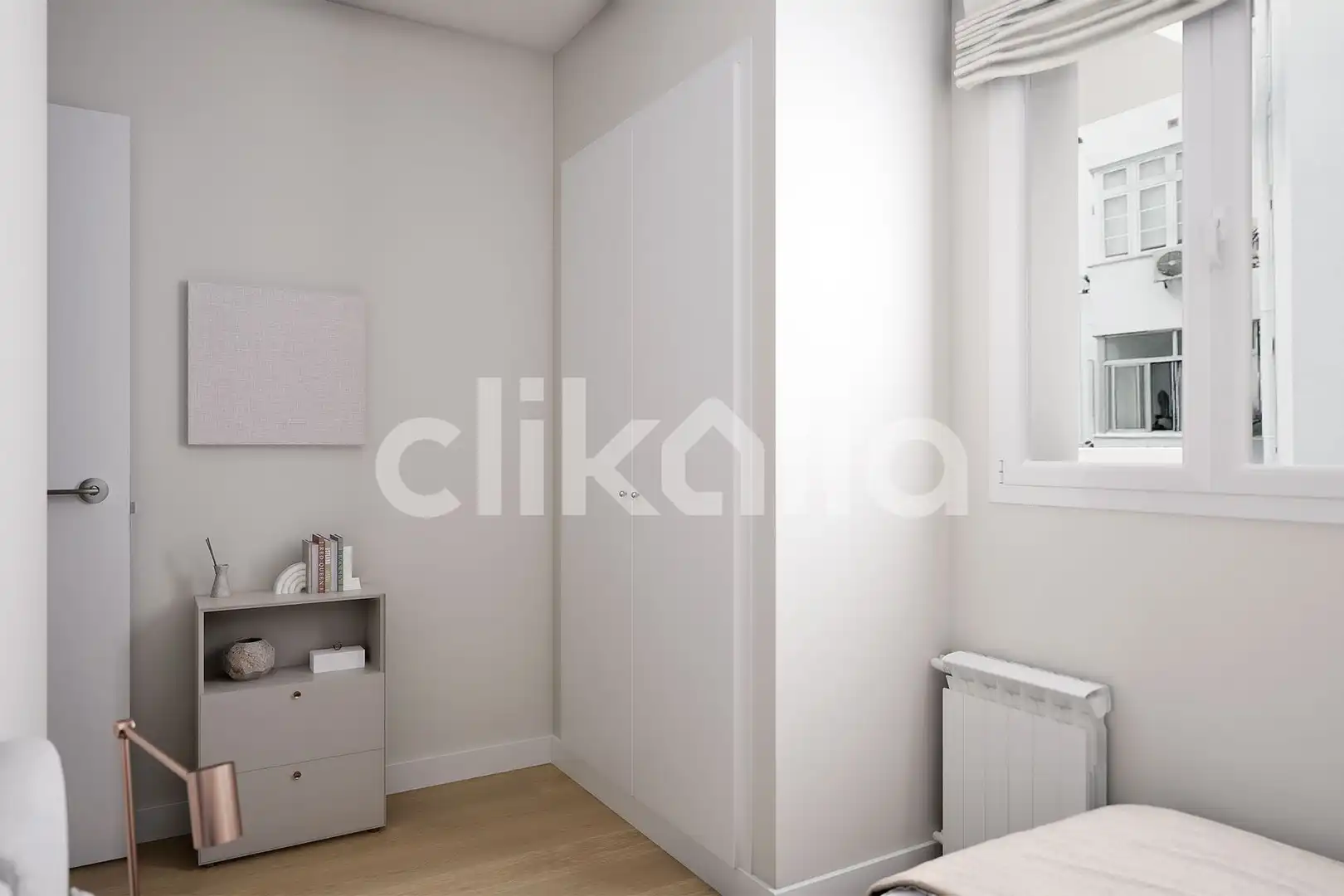 Bedroom of Flat for sale in Sevilla  with Air Conditioner and Terrace