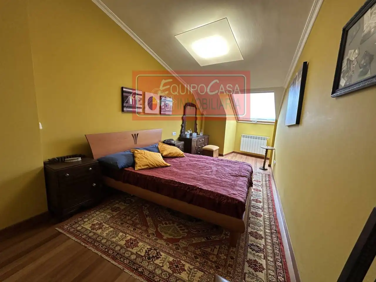 Bedroom of Duplexes for rent in Lugo  with Heating, Parquet flooring and Storage room