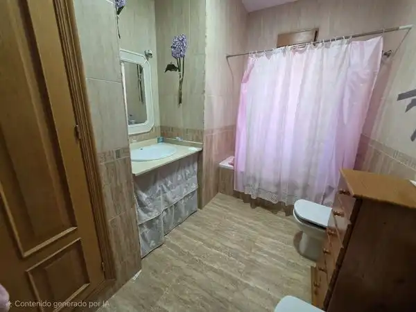 Baño de Finca rústica en venta en Pulpí con Aire acondicionado, Jardín privado y Parquet
