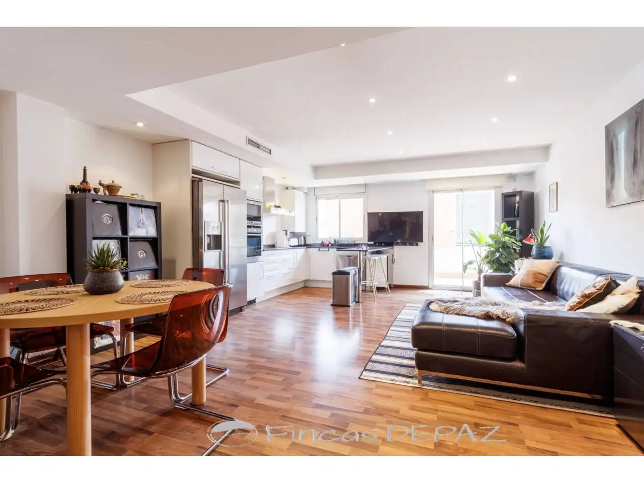 Sala d'estar de Dúplex en venda en Castelldefels amb Aire condicionat, Calefacció i Parquet