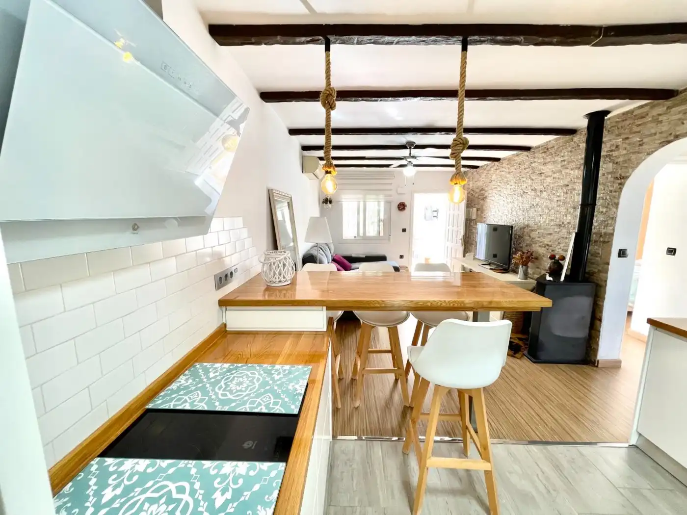 Kitchen of Houses for rent in San Fulgencio  with Air Conditioner, Heating and Private garden