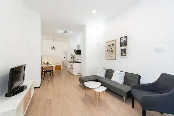 Sala de estar de Piso en venta en Málaga