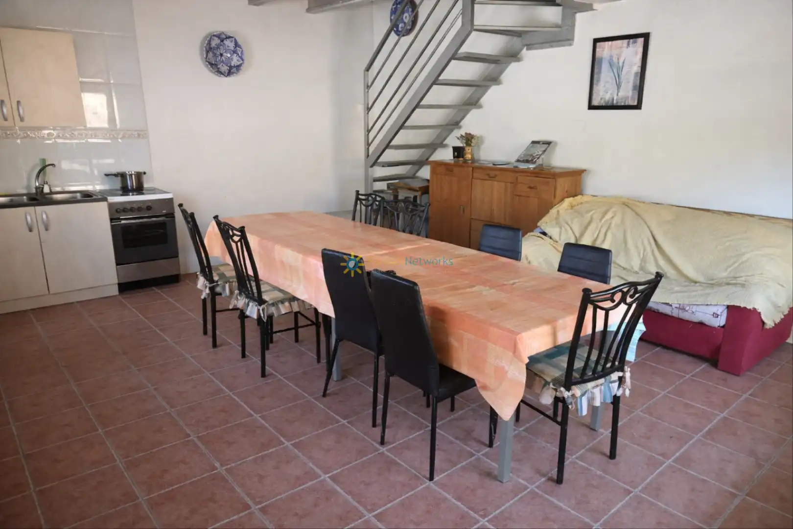 Esszimmer von Country house zum Verkauf in Alfauir mit Privatgarten und Terrasse