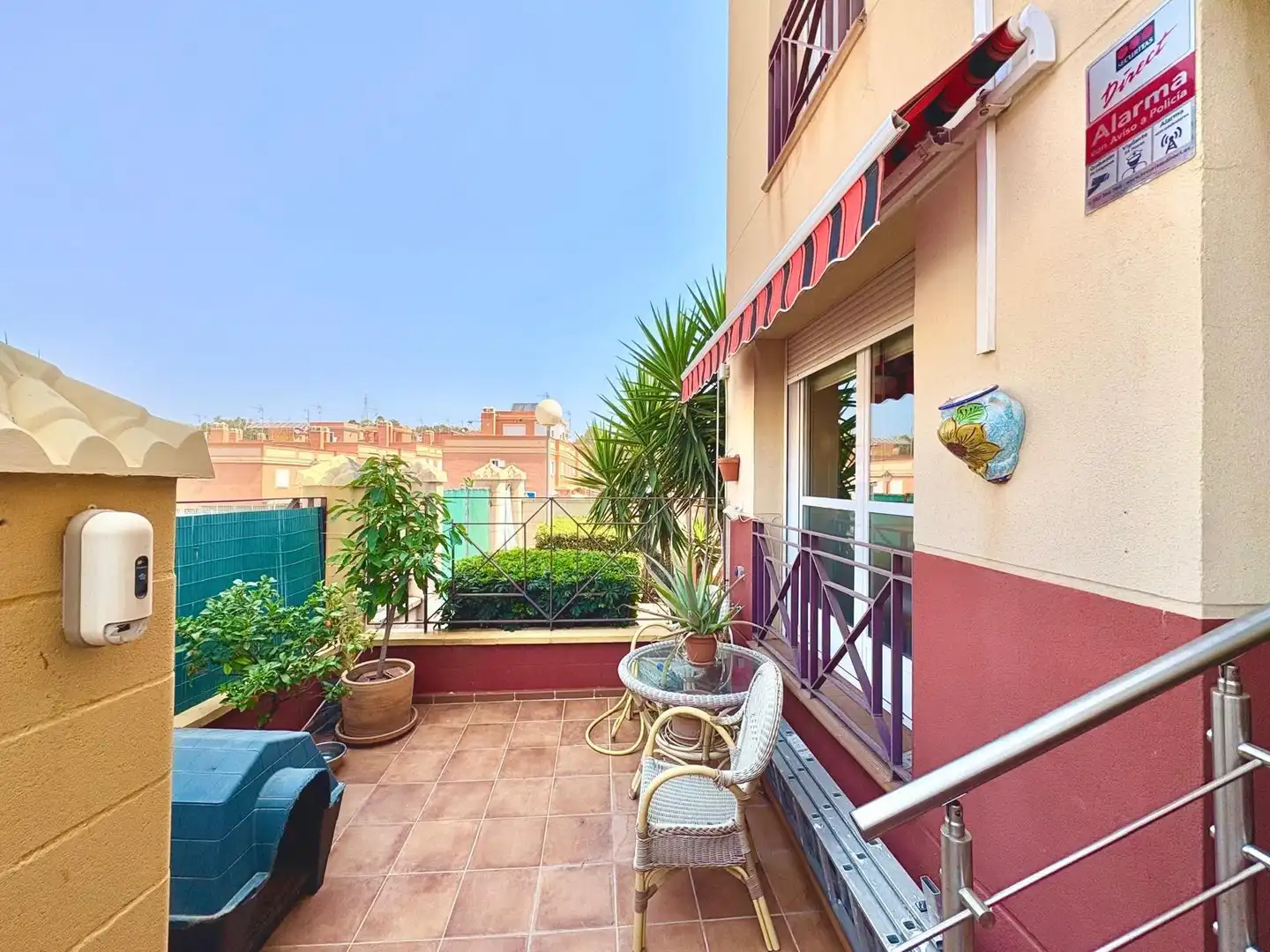 Terrassa de Casa adosada en venda en Vélez-Málaga amb Aire condicionat, Jardí privat i Terrassa