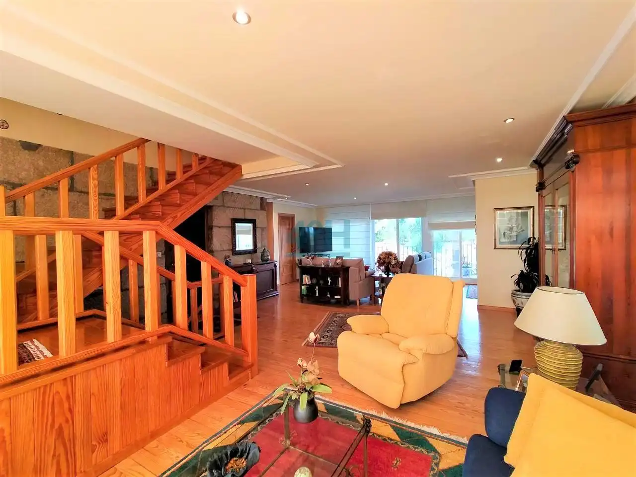 Sala de estar de Casa o chalet en venta en Amoeiro con Calefacción, Jardín privado y Terraza