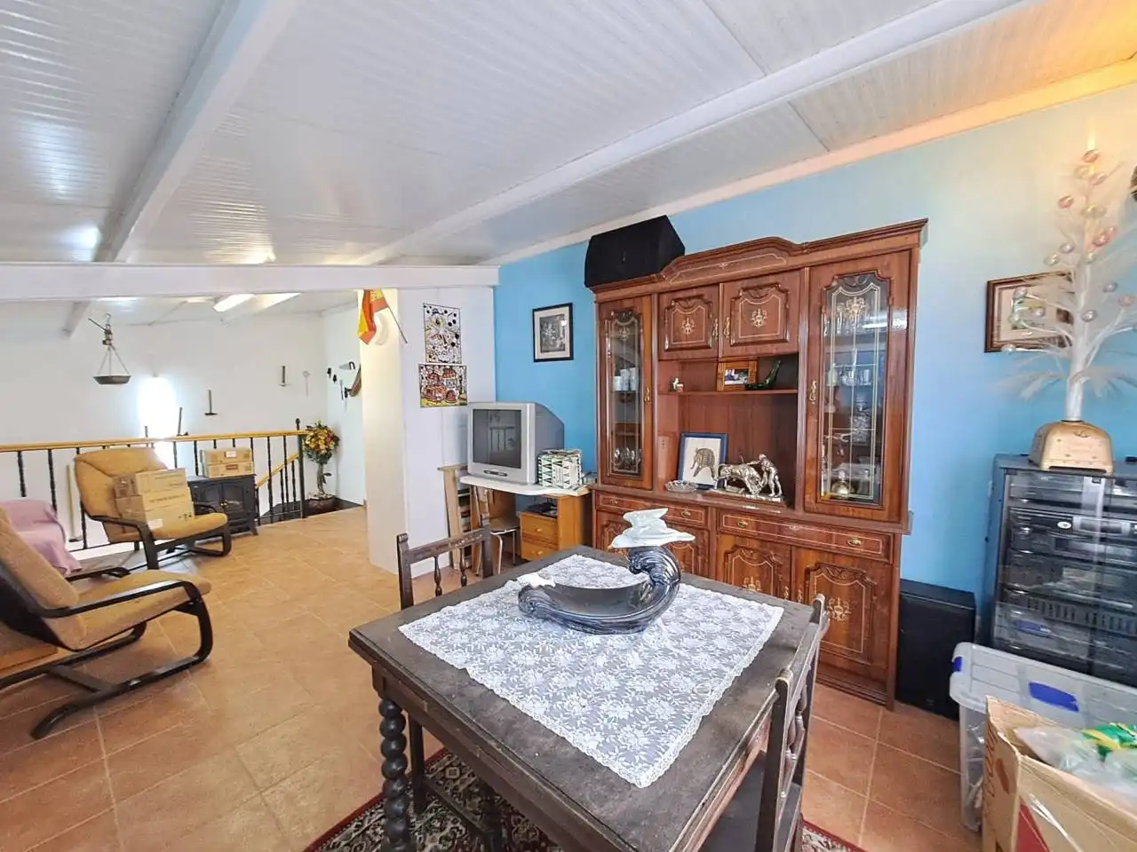 Sala de estar de Casa adosada en venta en Valle de Oca