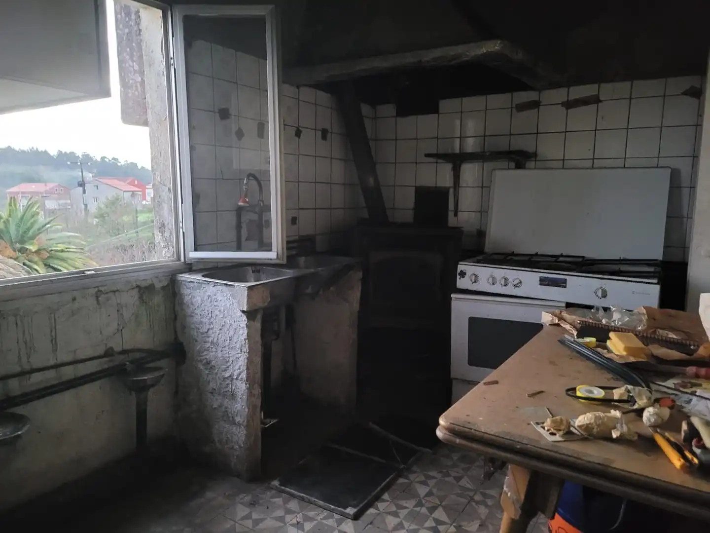 Cocina de Casa o chalet en venta en Santiago de Compostela 
