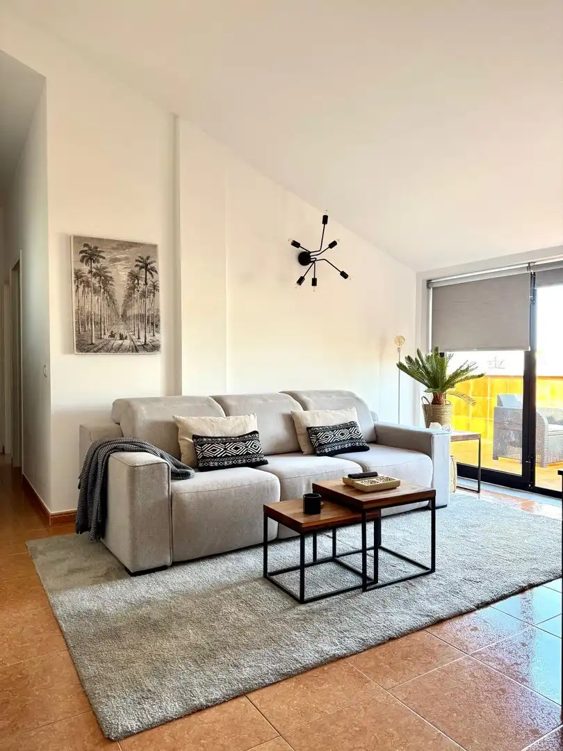 Sala de estar de Ático de alquiler en Telde