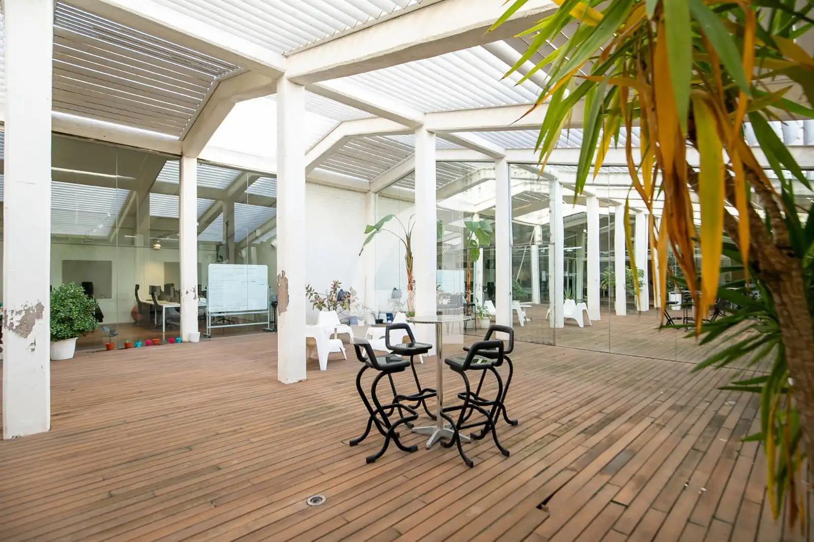 Terrasse von Büro zur Miete in Barcelona mit Klimaanlage und Heizung