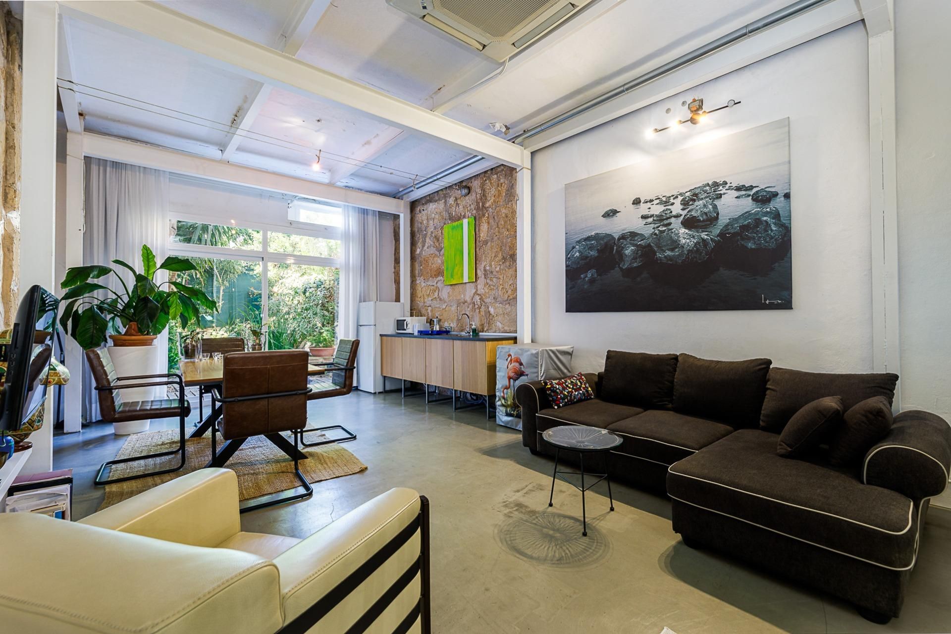 Living room of Flat for sale in  Palma de Mallorca  with Air Conditioner, Terrace and Balcony