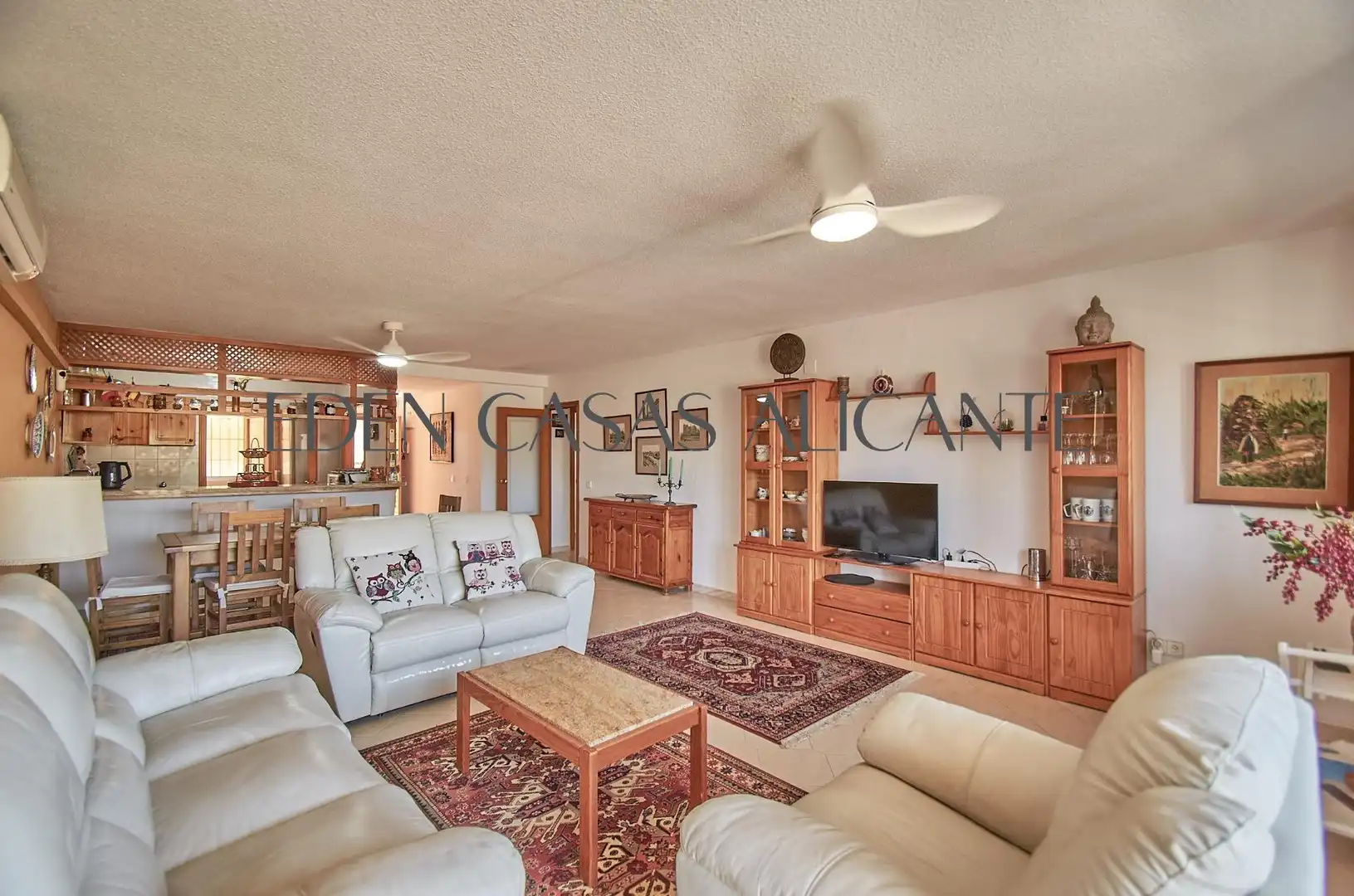 Living room of Flat for sale in El Campello  with Air Conditioner, Heating and Private garden