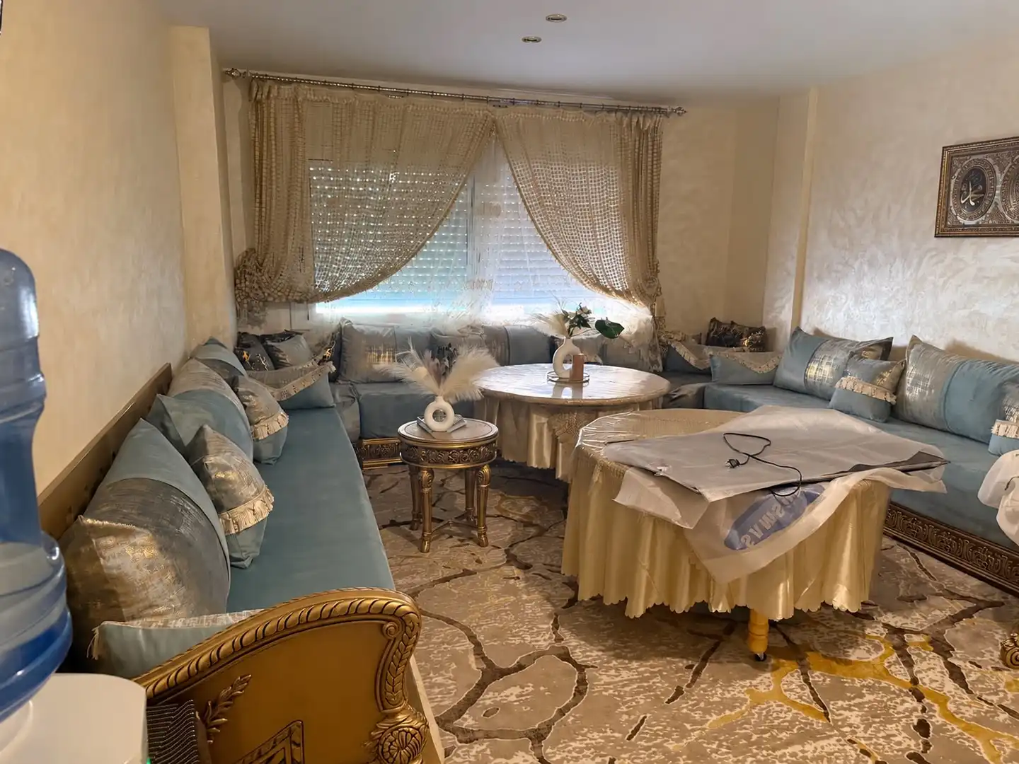 Living room of Flat for sale in Reus  with Air Conditioner, Furnished and Oven