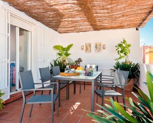 Terrace of Flat to rent in  Sevilla Capital  with Air Conditioner, Heating and Washing machine