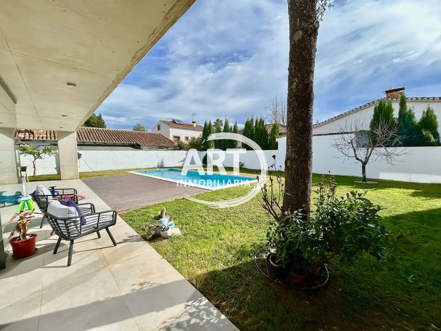 Garden of Houses for sale in L'Eliana  with Air Conditioner, Heating and Private garden