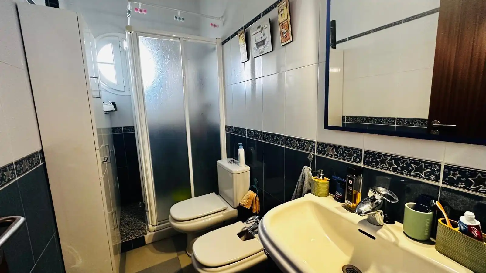 Bathroom of Flat for sale in Roquetas de Mar  with Air Conditioner, Terrace and Furnished