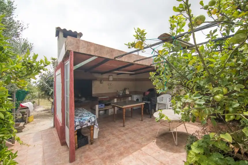 Terrassa de Casa o xalet en venda en Tibi amb Aire condicionat, Piscina i Moblat