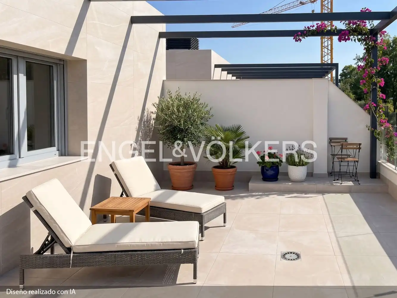 Terrace of Houses for sale in Fuente del Fresno  with Air Conditioner, Heating and Private garden
