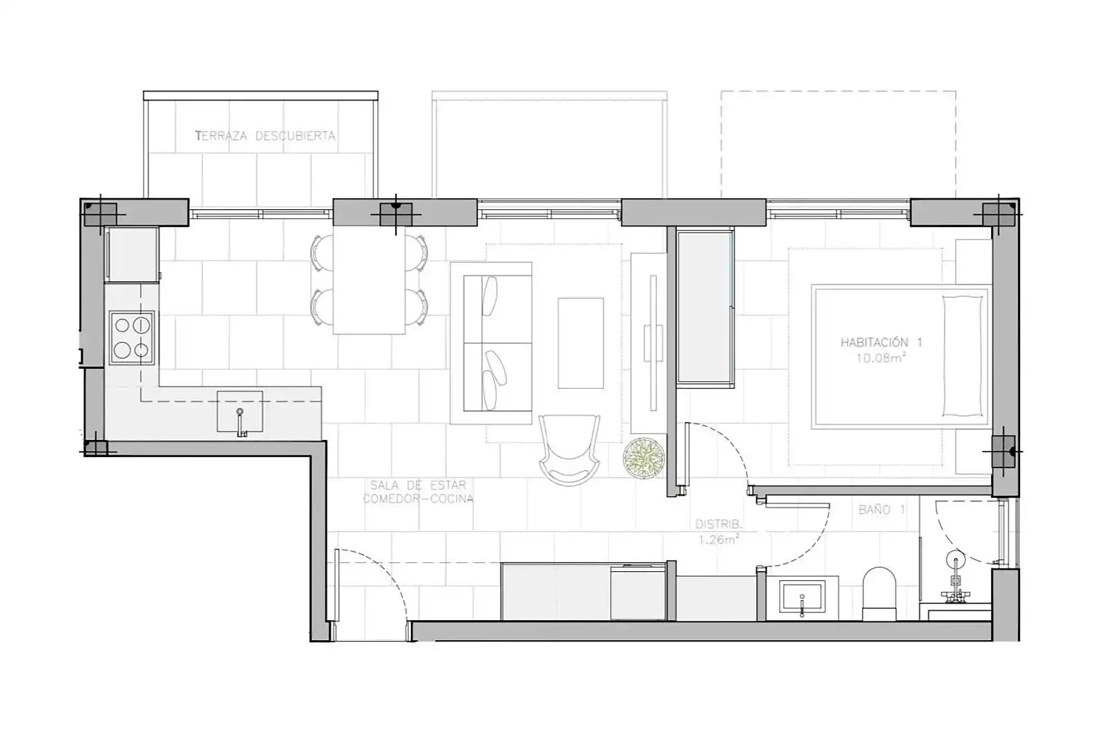 Flat with pool for sale in Cervantes, imagen 31