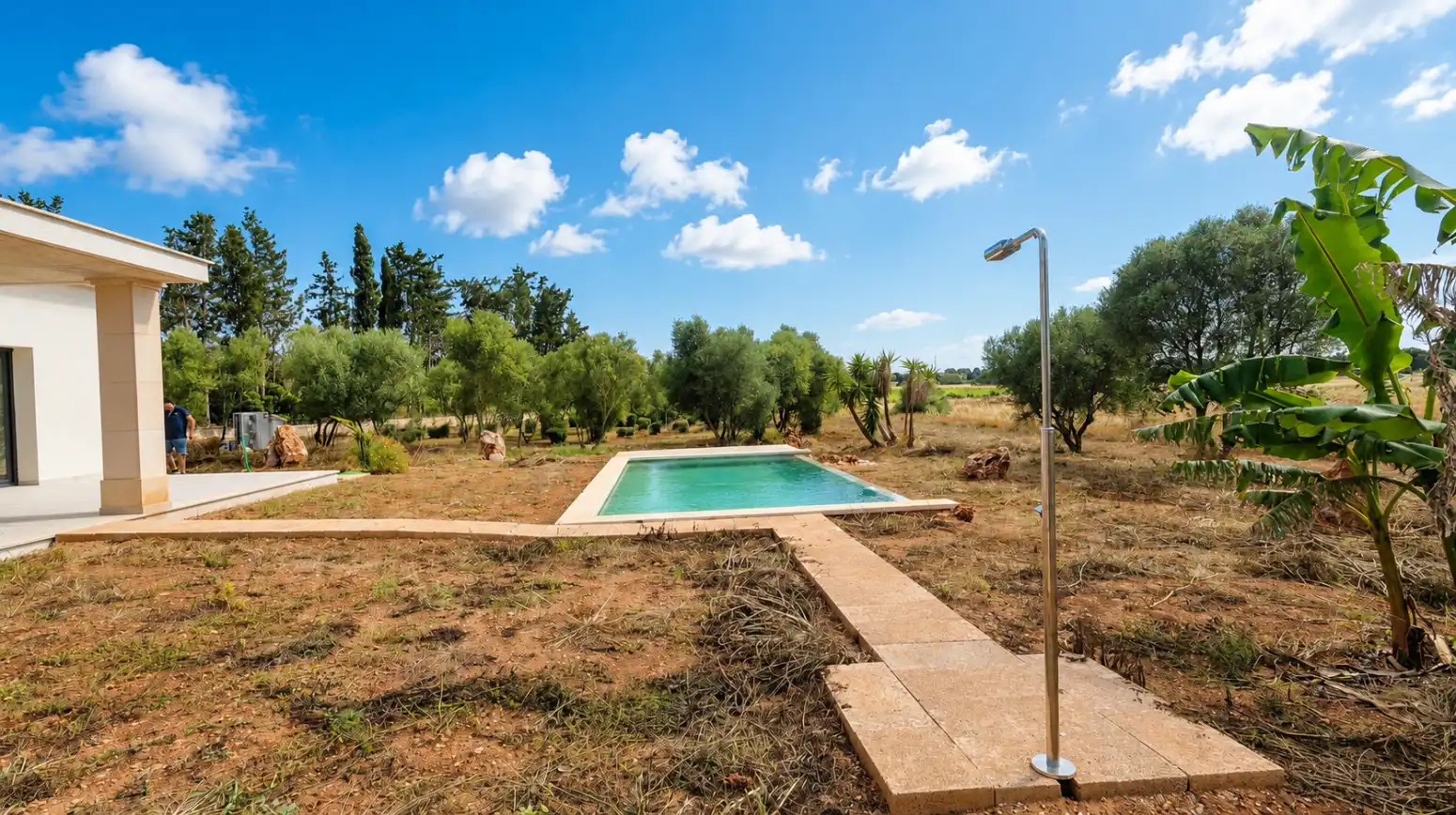 Swimming pool of Houses for sale in Muro  with Air Conditioner, Heating and Private garden