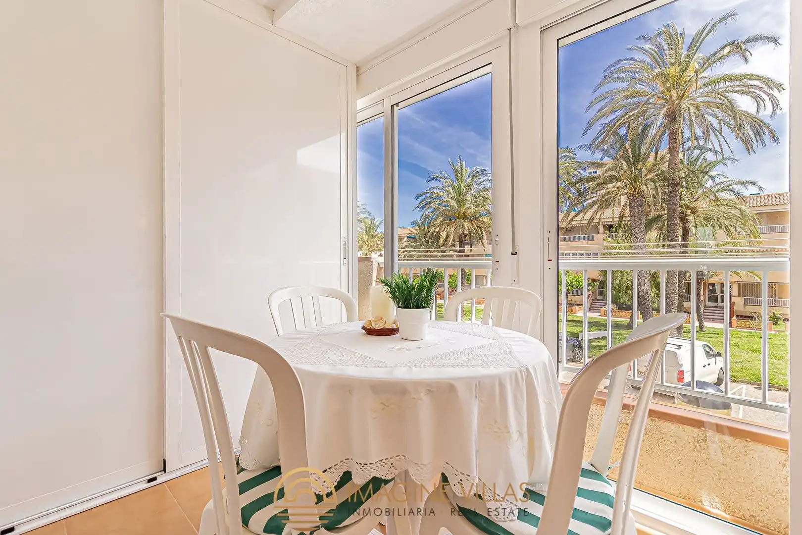 Comedor de Apartamento en venta en La Manga del Mar Menor con Amueblado y Piscina comunitaria