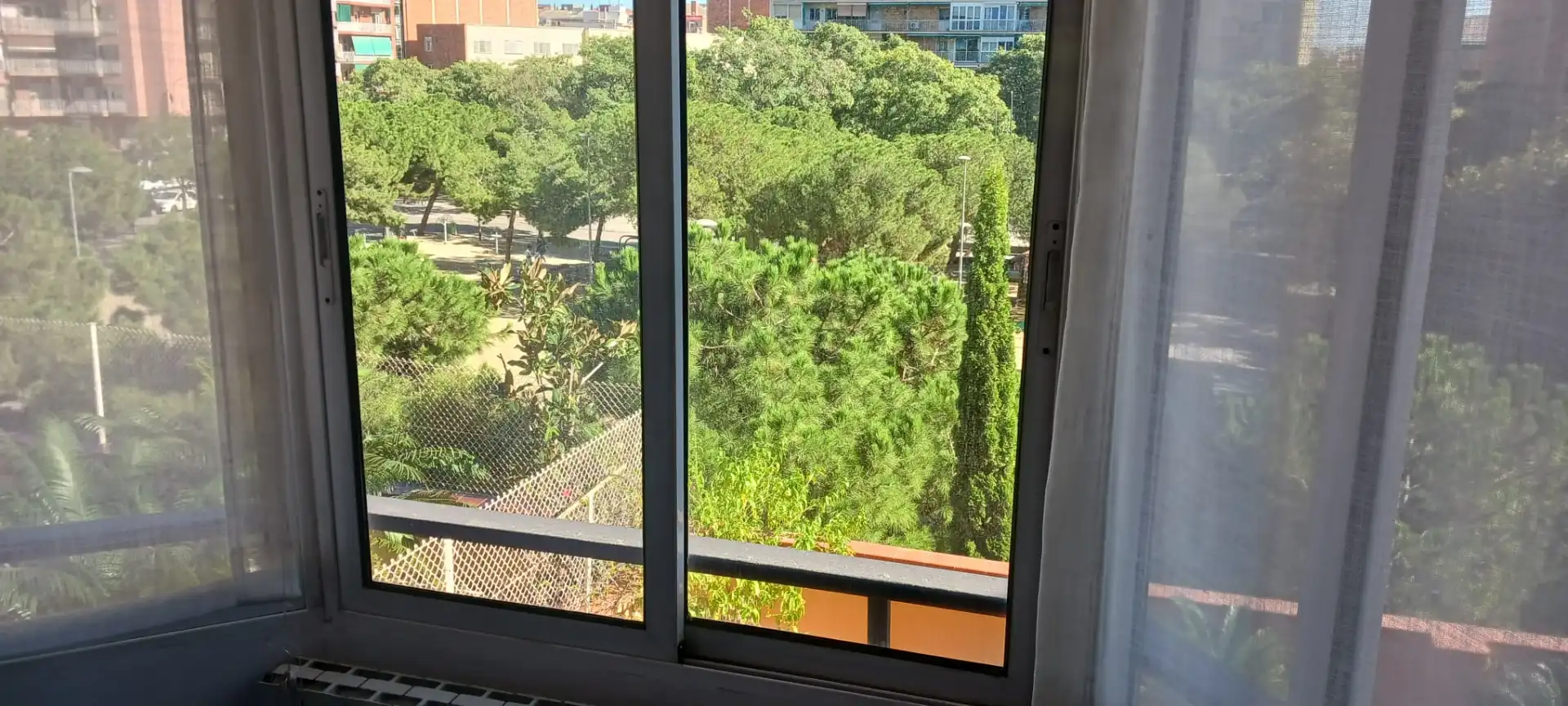 Balcony of Flat for rent in Barcelona  with Heating, Parquet flooring and Furnished