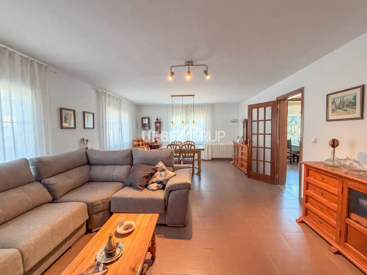 Living room of Houses for sale in Terrassa  with Heating and Private garden