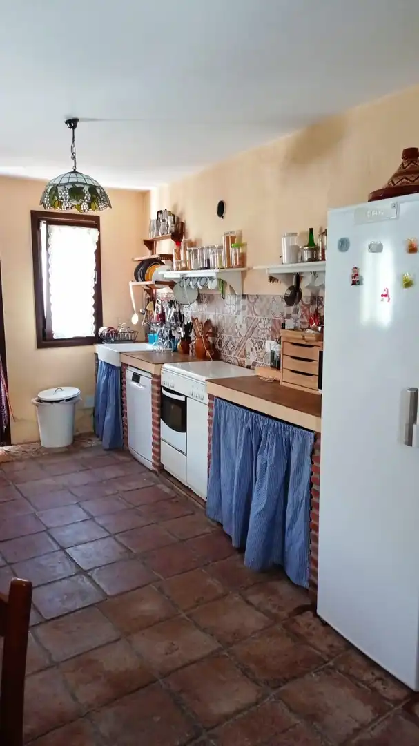 Cocina de Casa o chalet en venta en Comares con Calefacción, Jardín privado y Terraza