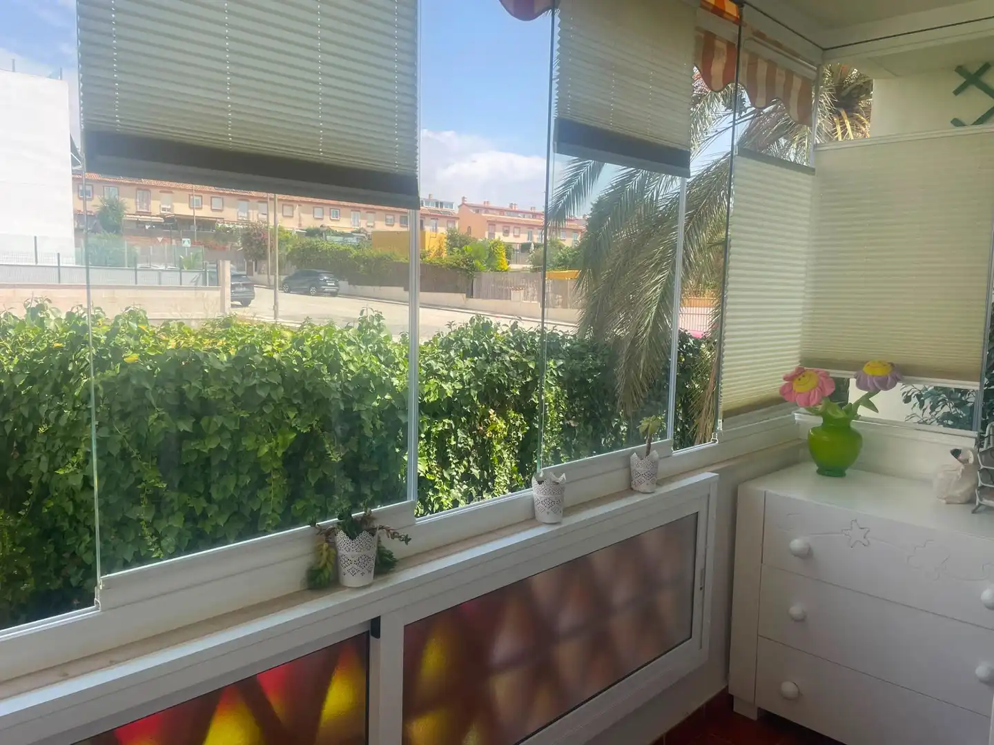 Balcony of Flat for rent in Rincón de la Victoria  with Private garden, Furnished and Community pool