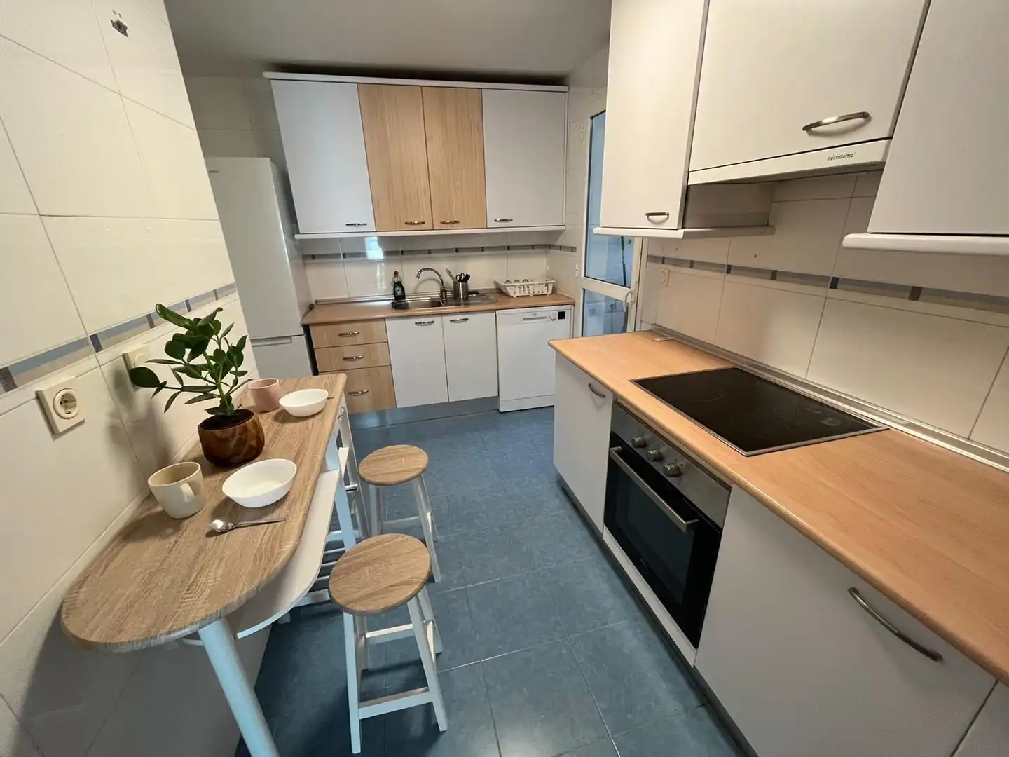 Kitchen of Apartments for rent in Almería  with Air Conditioner, Heating and Furnished