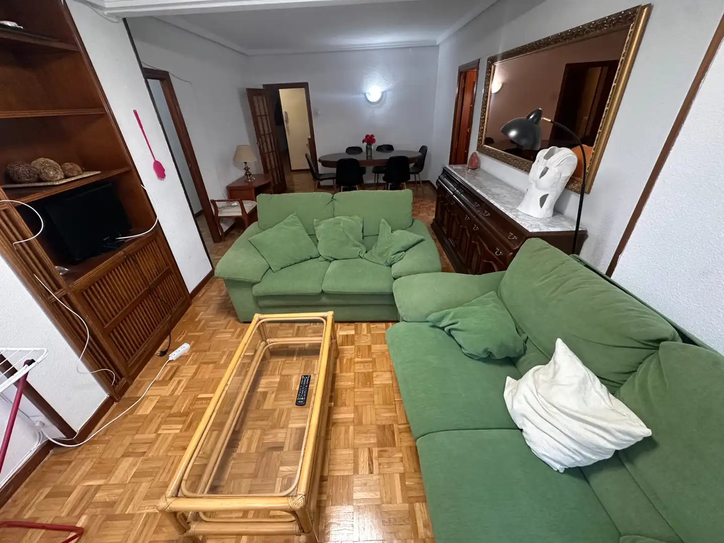 Living room of Flat for rent in Cuenca  with Heating, Furnished and Oven
