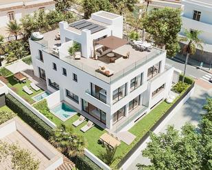Vista exterior de Casa o xalet en venda en Málaga Capital amb Aire condicionat, Jardí privat i Terrassa
