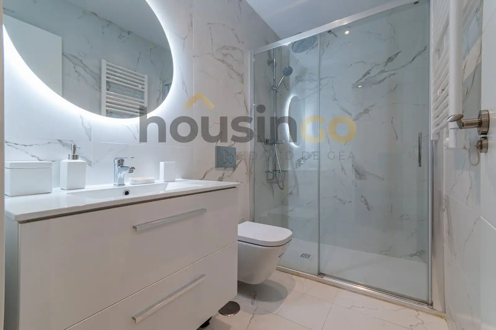 Baño de Piso de alquiler en Madrid con Aire acondicionado, Calefacción y Terraza