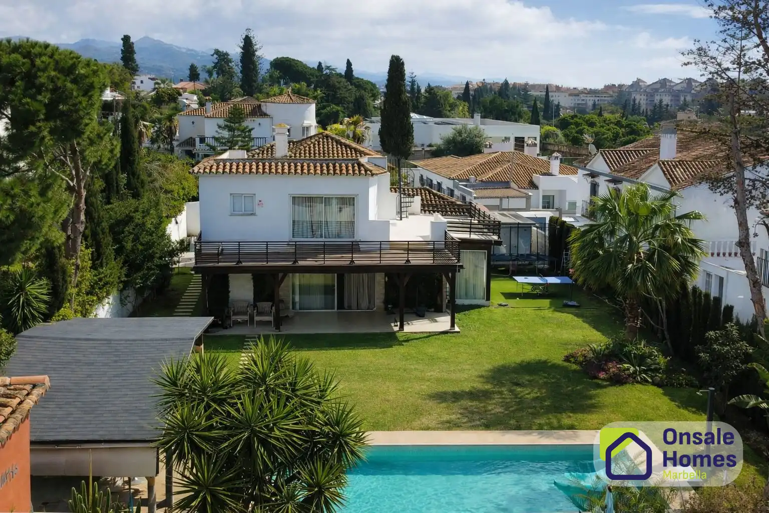 Jardí de Casa o xalet de lloguer en Marbella amb Aire condicionat, Jardí privat i Terrassa