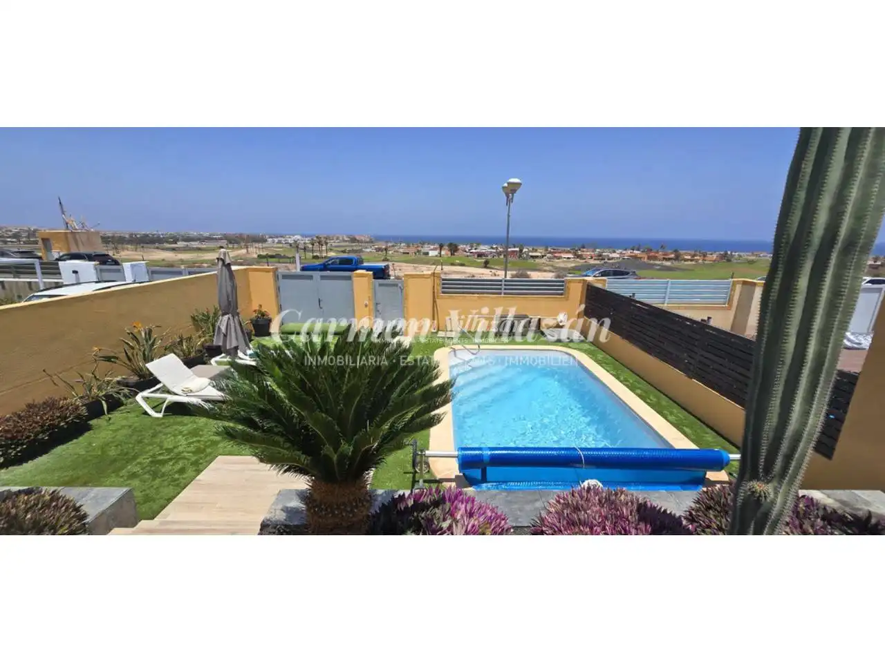 Piscina de Casa o xalet en venda en Antigua amb Jardí privat, Terrassa i Moblat