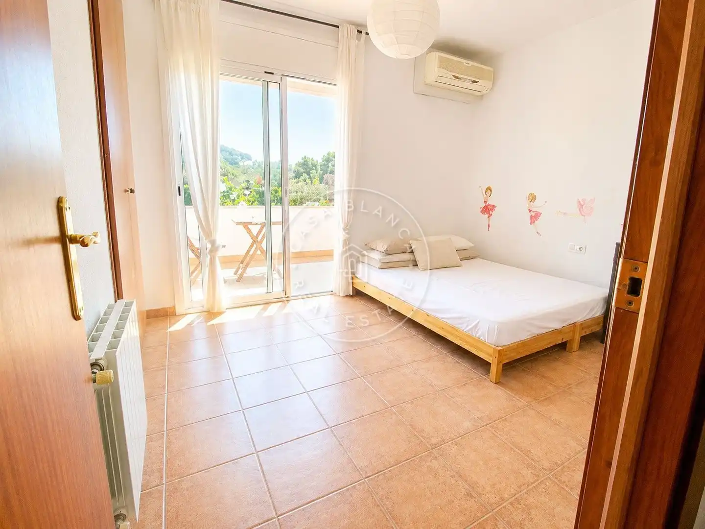 Balcony of Houses for sale in Lloret de Mar  with Air Conditioner, Heating and Private garden