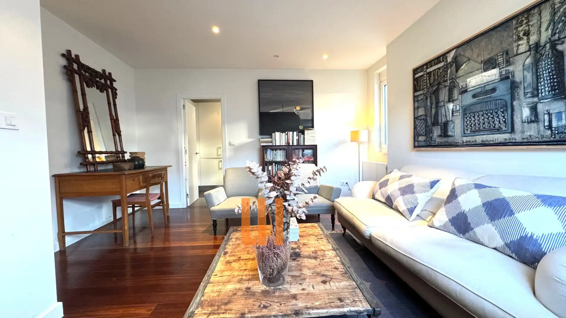 Living room of Flat for sale in Lugo  with Heating, Oven and Washing machine
