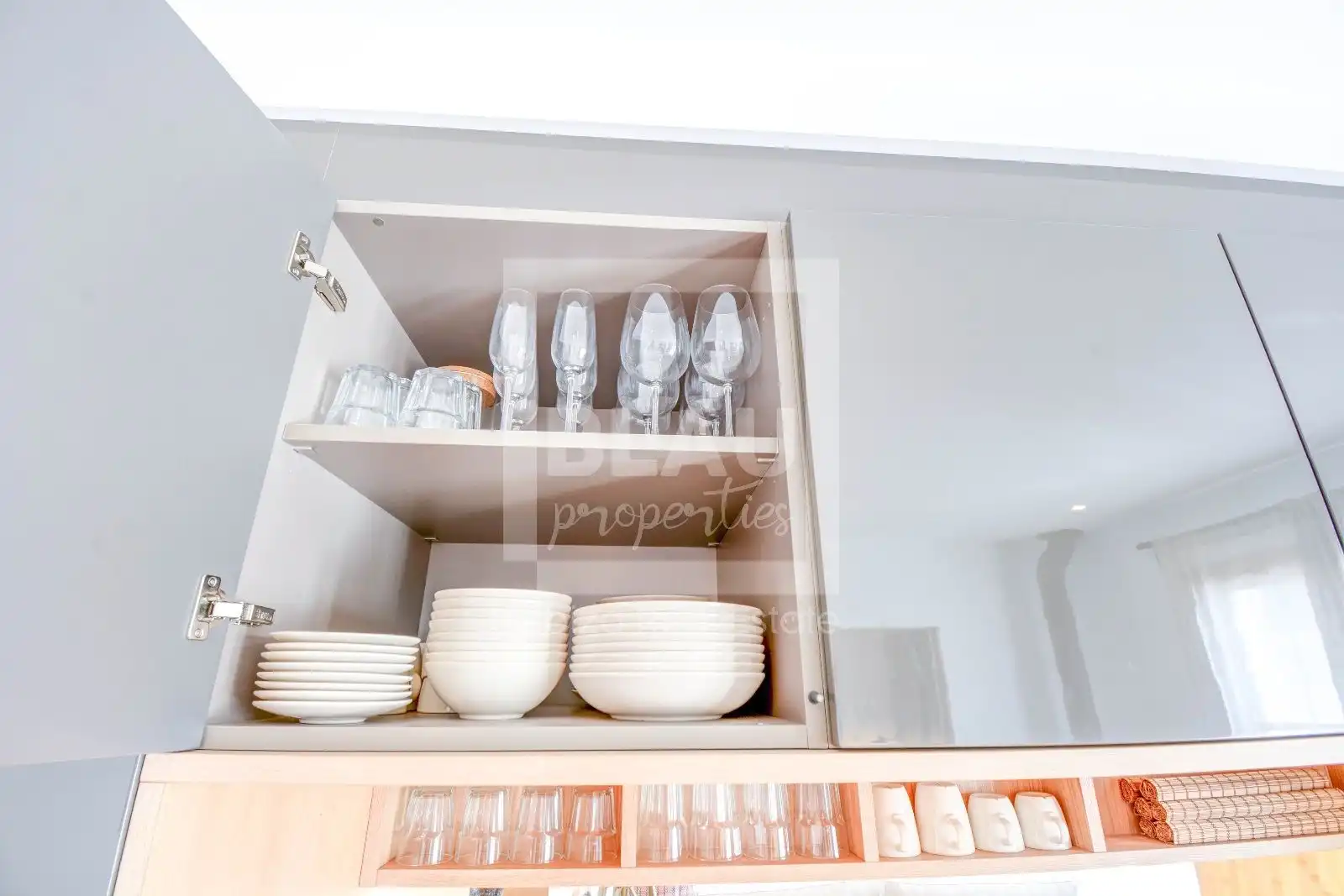 Kitchen of Flat for rent in Sant Joan de Labritja  with Air Conditioner, Private garden and Furnished