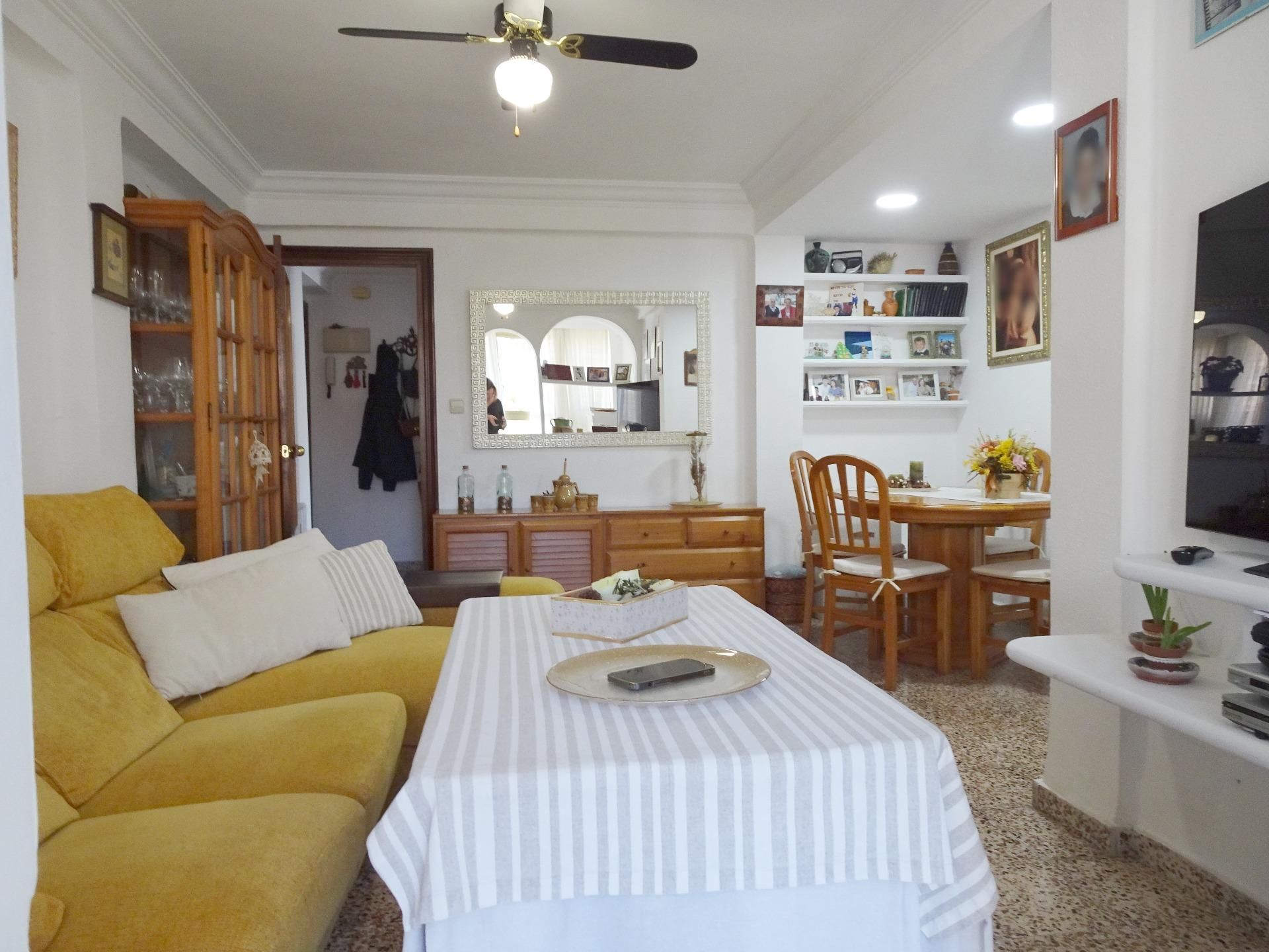 Sala d'estar de Pis en venda en Málaga Capital amb Aire condicionat i Terrassa