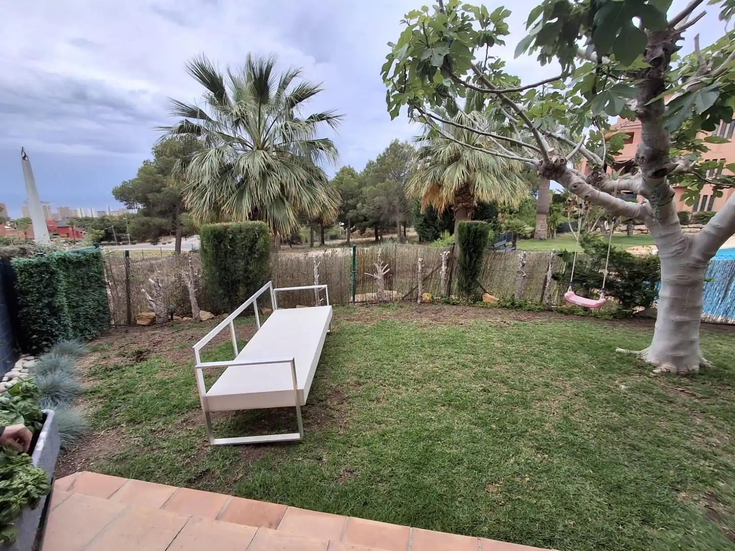 Garten von Erdgeschoss zum Verkauf in Finestrat mit Klimaanlage, Privatgarten und Terrasse