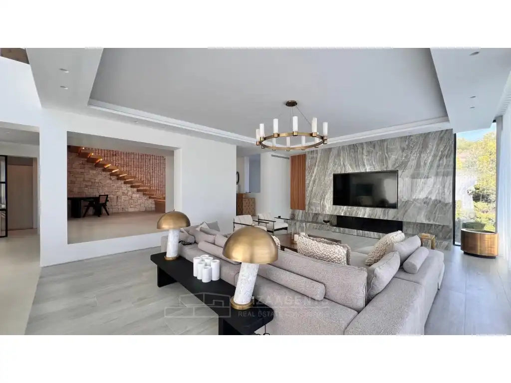 Sala de estar de Casa o chalet en venta en Santa Eulària des Riu con Calefacción, Amueblado y Balcón