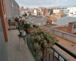 Terrace of Flat to rent in Sabadell  with Heating, Parquet flooring and Oven